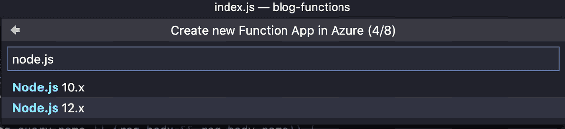 Runtime choices