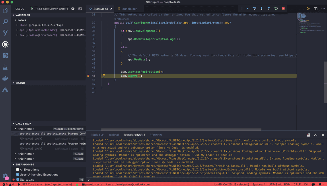 Vscode Debbuger