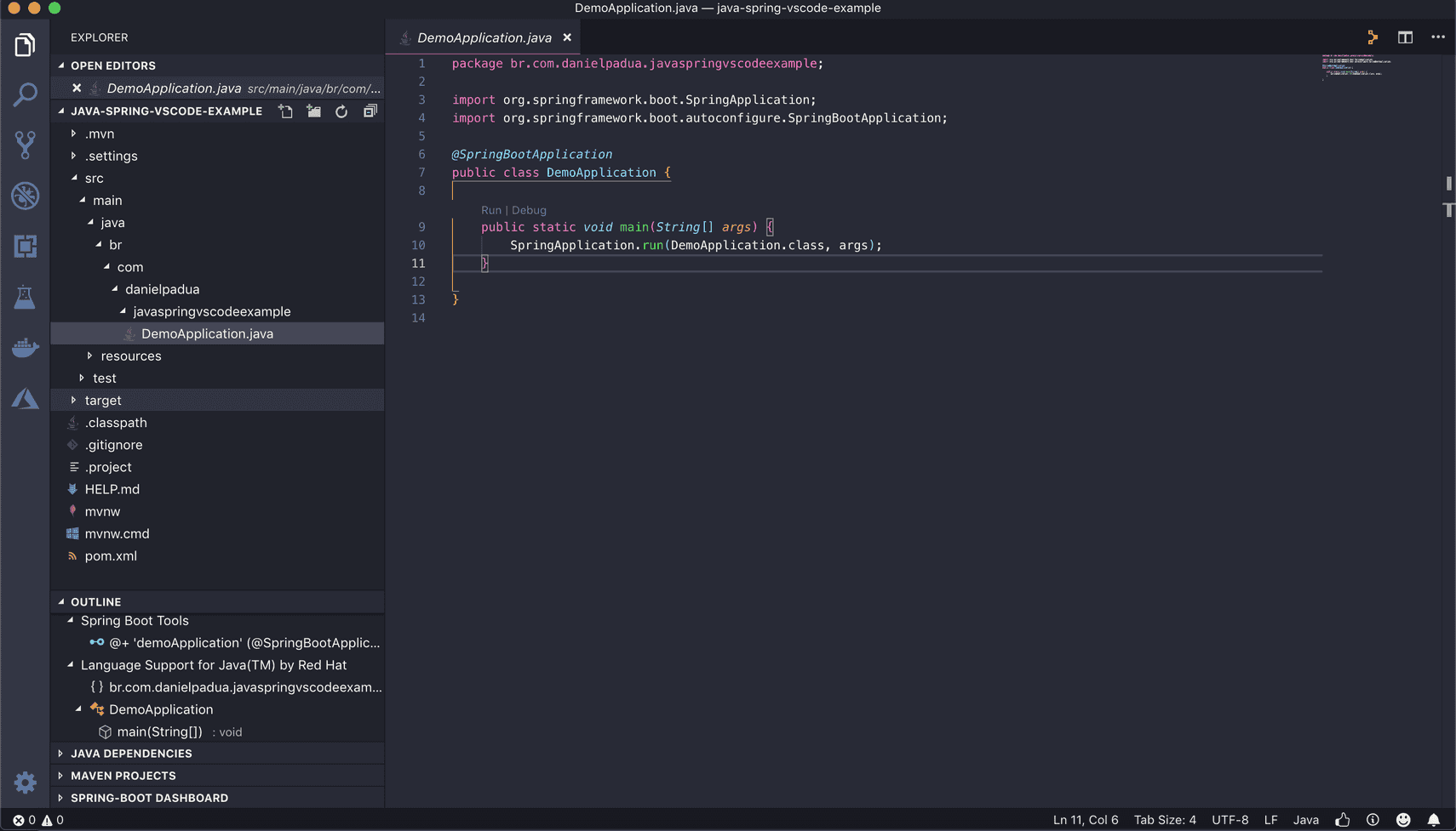 Java Spring Boot + Vscode | Daniel Padua Blog